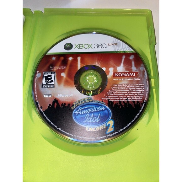 Karaoke Revolution Presents: American Idol Encore 2 (Xbox 360, 2008) - Picture 3 of 4
